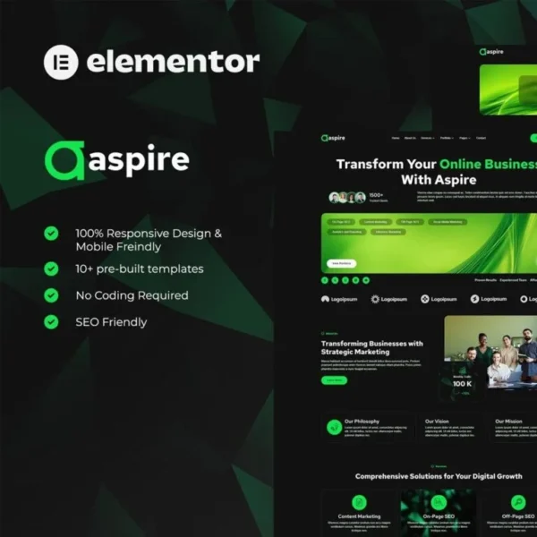 SEO and Digital Marketing Template Kit