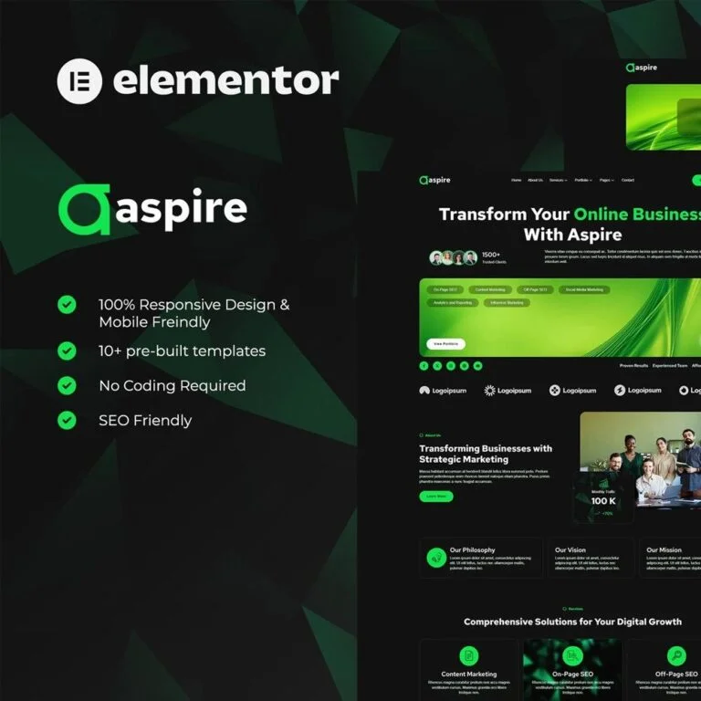 SEO and Digital Marketing Template Kit