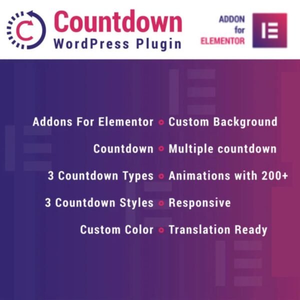 Countdown Timer Addon for Elementor