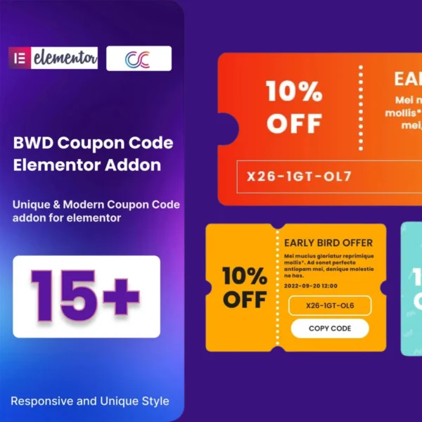 Coupon Code – Elementor Addon for WordPress Plugin